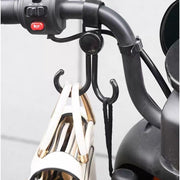 8742 Multi-purpose Strong Pushchair Hook Clip Baby Carriage Hook 360degree Rotating Black Stroller Clip For Hanging Bag Baby Carriage Hook For Cars Wheelchairs Walking Aids Bicycles Shopping Trolley Bicycles (1 Pc) thumbnail 3