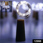 Wine Bottle Cork String Light  Multi Led  2m Cable Length Copper Wire Battery Operated (White  1 Pc) thumbnail 7