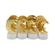 Decorative Moon Shaped Flameless Led Candles (12 Pc) thumbnail 1