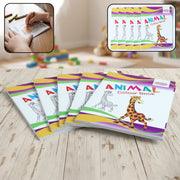 Kids Animal Theme Colouring Book Set ( 5 Pc   Mix Color Books) thumbnail 1