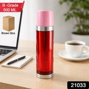 B-grade Stainless-steel Vacuum Insulated Flask Bottle (500ml 1 Pc) thumbnail 7