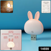 Cute Usb Rabbit Night Light With Sound  Voice Activation thumbnail 7
