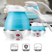 2137 Silicone Foldable Collapsible Electric Water Kettle Camping  Boiler thumbnail 3