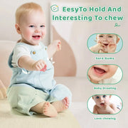 Silicone Baby Teether Pack Of 1 (Mix Design  Color) thumbnail 3