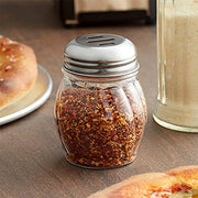 Apex Oregano  Chilli Flakes Dispenser Set  2 Pcs Glass Spice Shaker With Stainless Steel Lid thumbnail 1