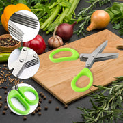 Premium 5-blade Multipurpose Kitchen Scissors With Cleaning Comb thumbnail 4