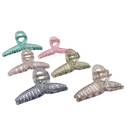 Hair Clutcher Clips (Mix Design Multicolor  12 Pc) thumbnail 3