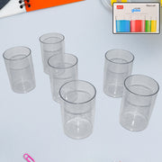 Apex Everyday Plastic Glass Set  6 Pieces Lightweight  Unbreakable thumbnail 1
