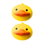 Cute Duck Shape Silicone Hot Pot Holder (2 Pc) thumbnail 1