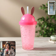 Cute Bunny Ear Design  Tumbler Sipper Bottle (500 Ml 1 Pc) thumbnail 1