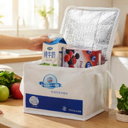 Portable Insulated Lunch Bag With Zipper Closure 16x19x21 Cm thumbnail 5