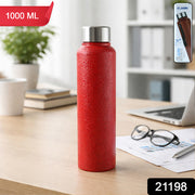 1000 Ml Stainless Steel Water Bottle Red Color (1 Pc) thumbnail 7