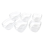 Multipurpose Transparent Serving  Storage Bowls Set (6 Pc Set) thumbnail 3