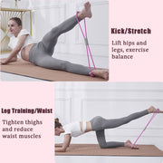 8415 Sport Resistance Loop Band Yoga Bands Rubber Exercise Fitness Training Gym Strength Resistance Band Exercise Equipment Bands For Working Out (1 Pc) thumbnail 4