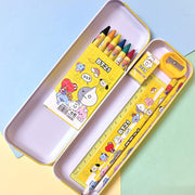 3294 Stationery Kit For Kids - Stationery Set Includes Metal Pencil Box Sharpener Pencil And Eraser Set School Supply Set Birthday Return Gift For Kids Boys Girls (12 Pc Set) thumbnail 4