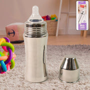 Apex Stainless Steel Little Champ Baby Feeding Bottle  (250 Ml) thumbnail 1
