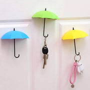 9063 Multipurpose Umbrella Key Hat Holder Wall Hanging Hook Multicolor thumbnail 2