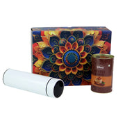 Effete Coffee Almonds Gift Hamper Golden With Bottle (2 Pc Set) thumbnail 4
