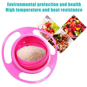 0617b Rotating Baby Bowl Used For Serving Food To Kids And Toddlers Etc. thumbnail 5
