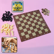 Chess  Checkers 2-in-1 Travel Game - (1 Set) thumbnail 5