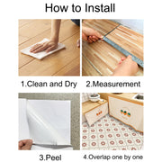 Peel And Stick Floor Tiles Kitchen  Bathroom Backsplash Sticker Detachable Waterproof Diy Tile Stickers For Wall Decoration Tiles Home Decoration (8x8 Inch  10 Pcs Set) thumbnail 1