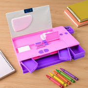 Multi-functional Space Theme Pencil Box With Built-in Calculator (1 Pc) thumbnail 5