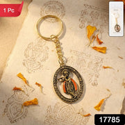 Metal Traditional Decorative Lord Krishna Keychain (1 Pc) thumbnail 5