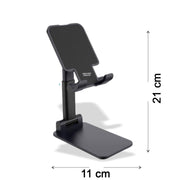 6032 Foldable Mobile Stand With Angle Adjustable Desktop Table Mobile Holder thumbnail 4