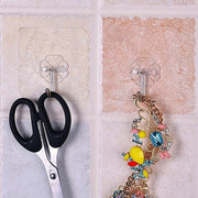 1689 Multipurpose Strong Small Stainless Steel Adhesive Wall Hooks thumbnail 2