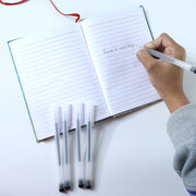 Transparent Smooth Writing Black Gel Pens Set Of 6 Pieces thumbnail 4