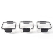 Kitchen Storage Container With Air Seal Lock Lid (3 Piece Set  250 Ml) thumbnail 3