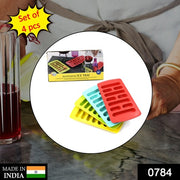 0784 4 Pc Fancy Ice Tray Used Widely In All Kinds Of Household Places While Making Ices And All Purposes. thumbnail 7