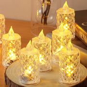 Led Crystal Effect Flameless Candle Light Set (5 Pc) thumbnail 4