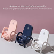 4814 Portable Mobile Phone Holder Fan  Personal Fan Multi- Function Fan Handheld Charging Fan (Battery Not Include) thumbnail 4