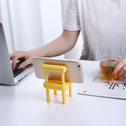 8886 Mobile Phone Holder Mini Chair Cell Phone Stand Portable Smartphone Dock Cellphone Holder For Desktop Design Compatible With All Mobile Phones (1 Pc) thumbnail 5