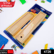 4726 Colorful Wooden Pencil Set With Pencil Box Ruler Sharpener For For Kids Artist Architect thumbnail 7