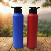 Stainless Steel Water Bottle Fridge Water Bottle (1000ml  Mix Colour  1 Pc) thumbnail 1