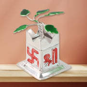 Tulsi Plant Miniature Idol With Mandir Kalash Base - (1 Pc) thumbnail 4