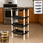 Apex 4-layer Small Multipurpose Plastic Storage Rack thumbnail 6