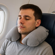8540 Inflatable  Foldable Pillow U Shape Air Cushion Travel Pillow Travel Business Trip Neck Pillow For Long Trips Ideal For Men  Women Portable And Perfect For Backpacking Car Camping And Even Airplane Travel thumbnail 3
