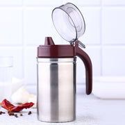 8126 Oil Dispenser Stainless Steel With Small Nozzle 500ml Oil Container. thumbnail 2