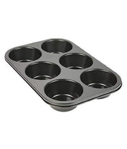 2210 Non-stick Reusable Cupcake Baking Slot Tray For 6 Muffin Cup thumbnail 5