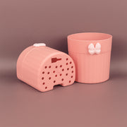 Premium Wall-mounted Toothbrush Holder With Butterfly Design (2 Pc) thumbnail 5
