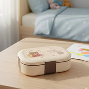 Cute Teddy Printed Kids Lunch Box (500ml  1 Pc) thumbnail 5