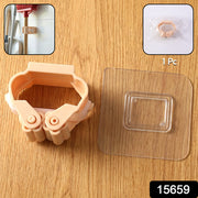 Wall Mounted Self-adhesive Mop And Broom Holder (1 Pc) thumbnail 7