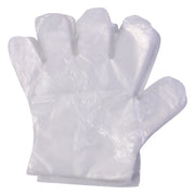 Disposable Transparent Plastic Gloves (100 Piece Pack) thumbnail 3