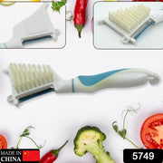 5749 Multipurpose Peeler Brush Vegetable Peeler With Brush Multifunctional Fruits And Vegetable Cleaning Brush Stainless Steel Potato Peelers Home Kitchen Peeler With Long Handle (1 Pc ) thumbnail 6
