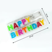 4815 Decoratives Plastic Happy Birthday 13 Led Letter Battery Operated String Lights Outdoor String Lights (Multicolour) thumbnail 3