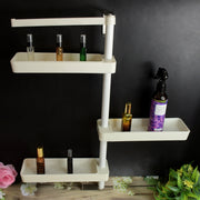 Kitchen Organization Rotating Shelf Storage Racks Multipurpose Adjustable (1 Set) thumbnail 4