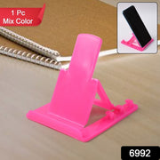 Adjustable Foldable Plastic Mobile Phone Stand Holder (1 Pc) thumbnail 7